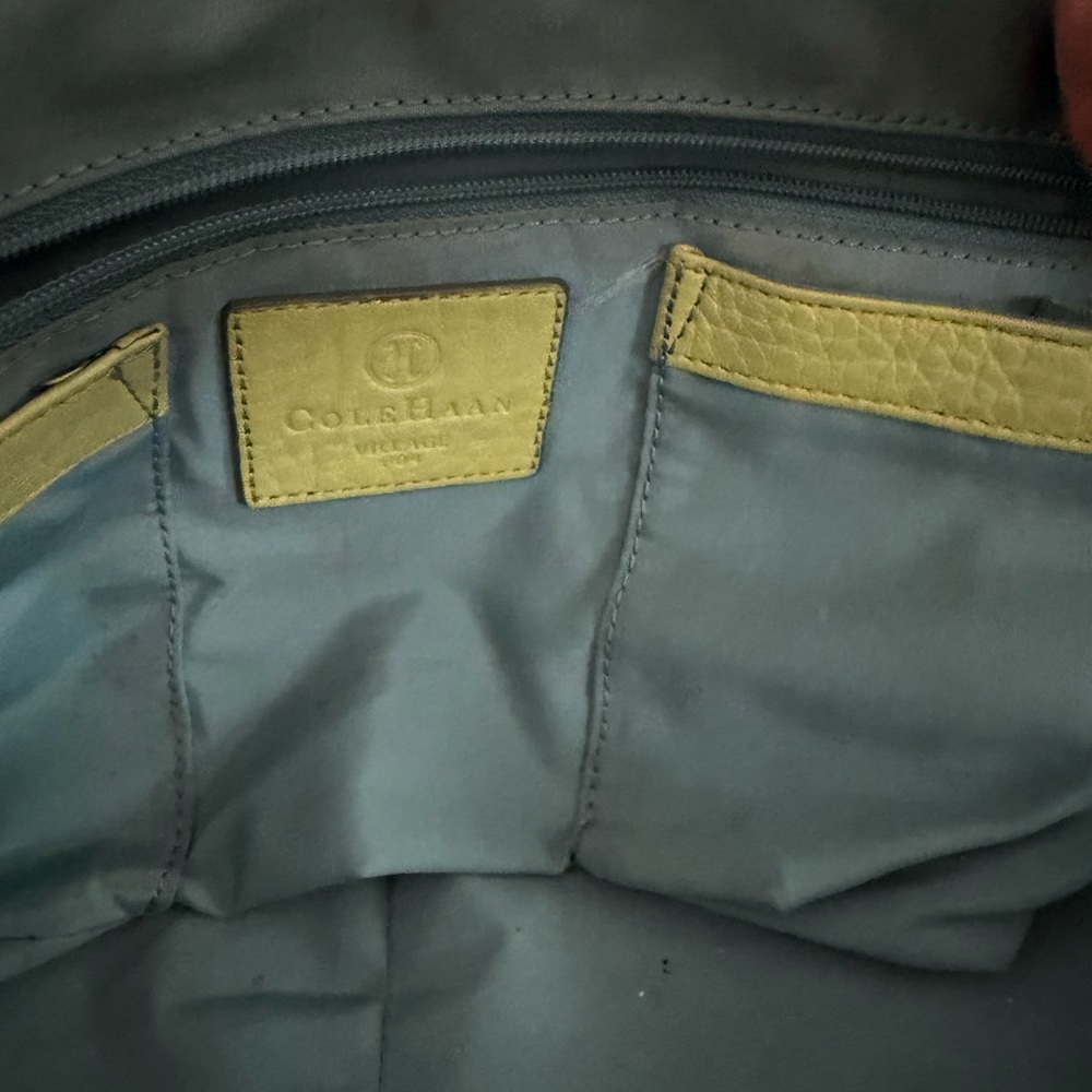 Cole Haan Pebbled Leather Satchel - Picture 3 of 6